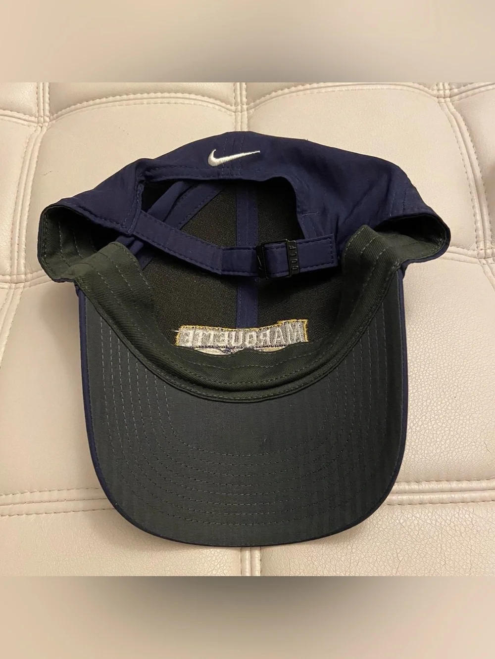 Marquette Nike Navy Golf Hat